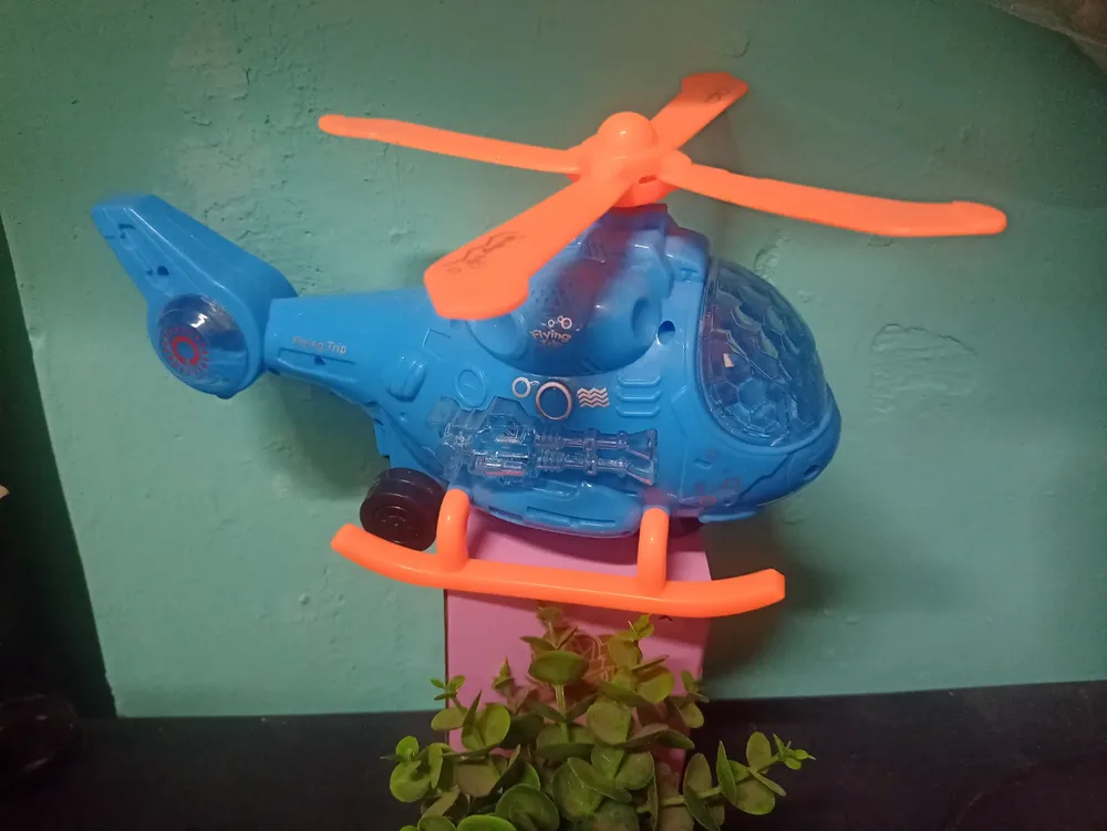 Helicóptero rojo
