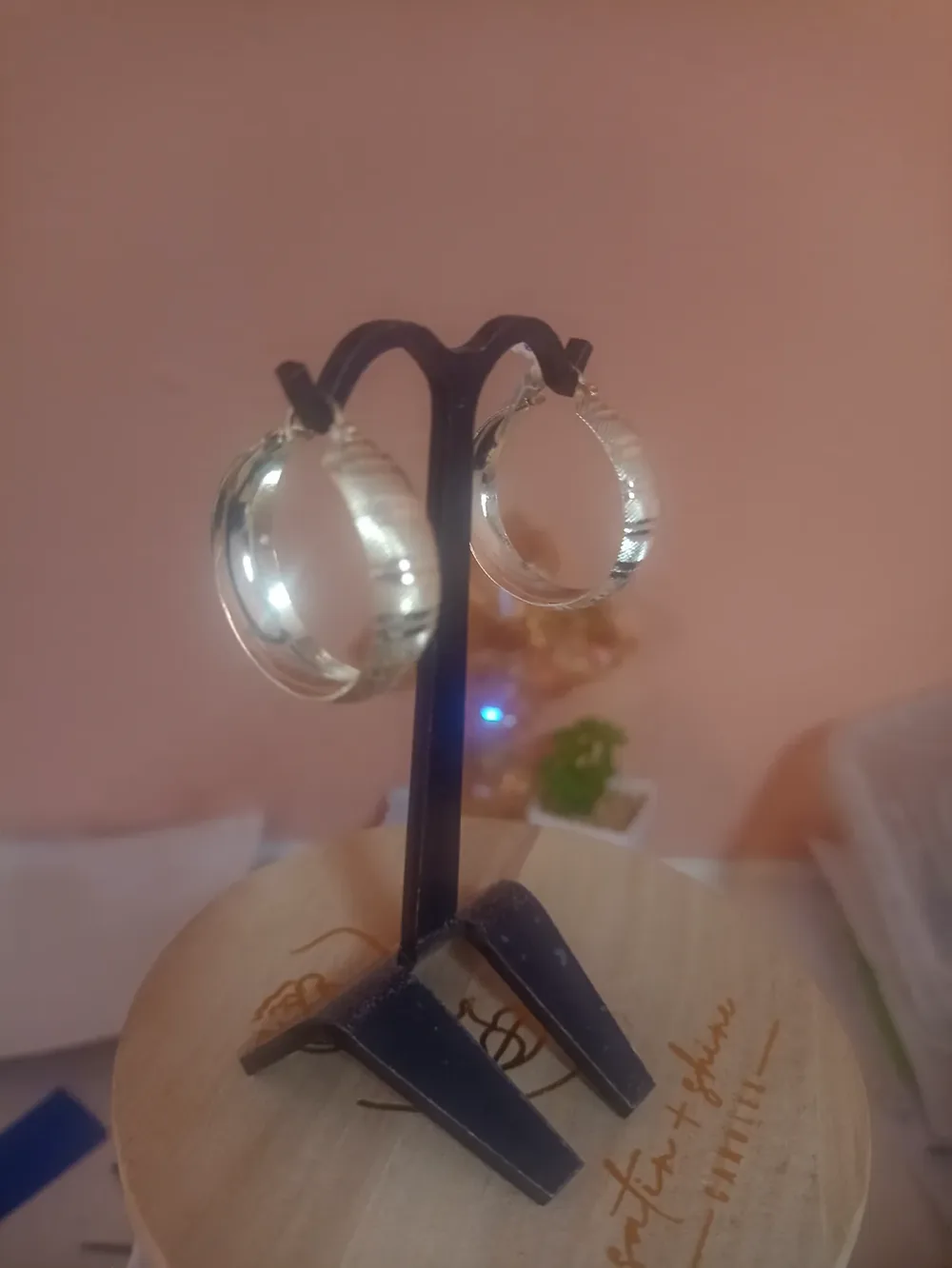 Aretes de plata