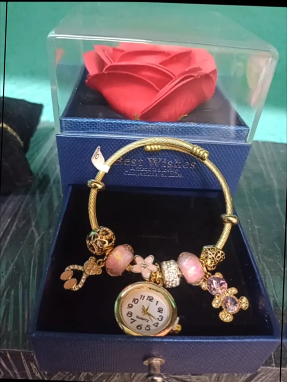 Pulcera con reloj