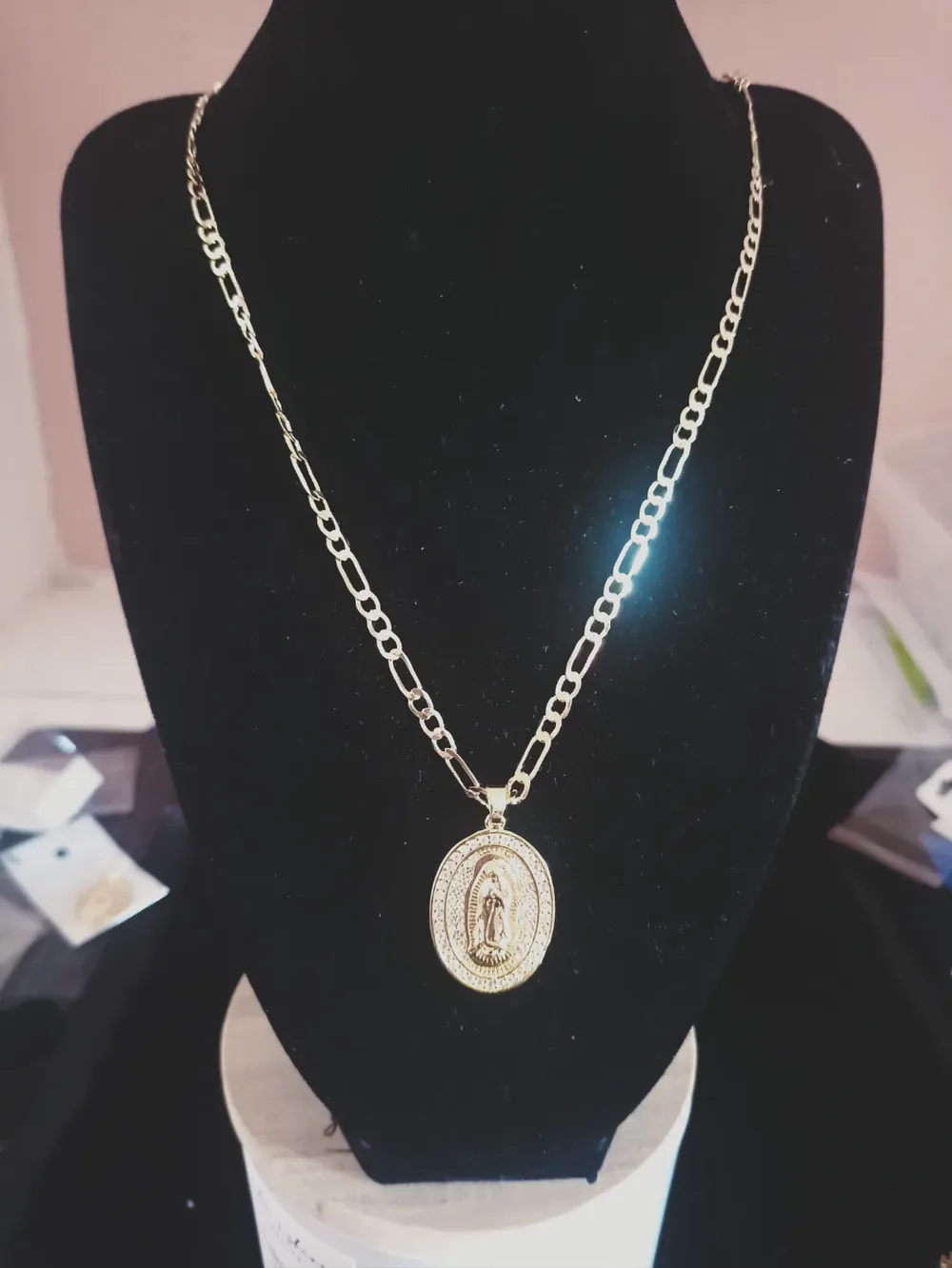 Cadena dije virgen de Guadalupe