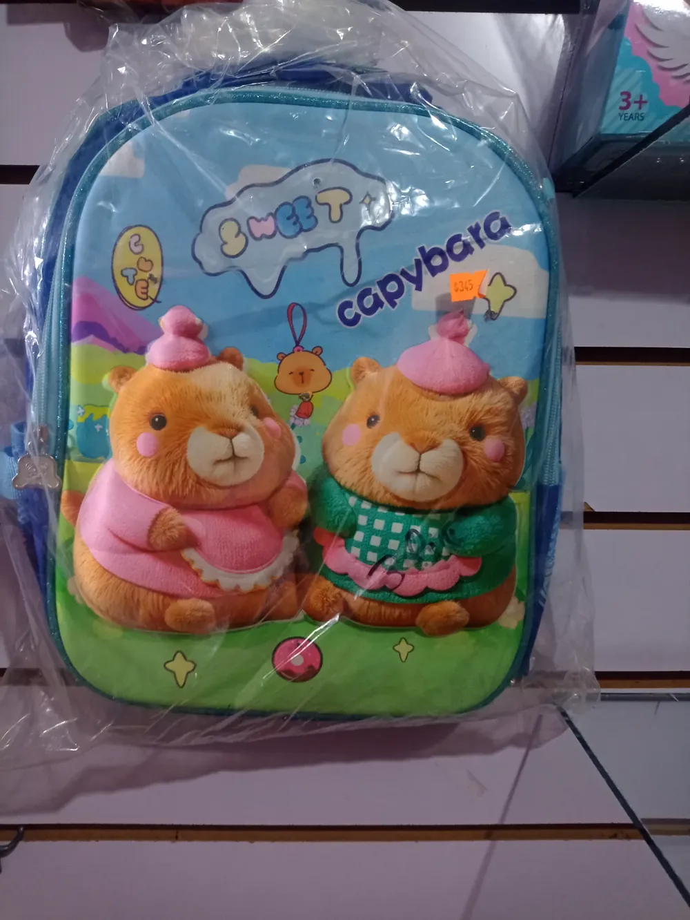 Mochila capibara con luz led