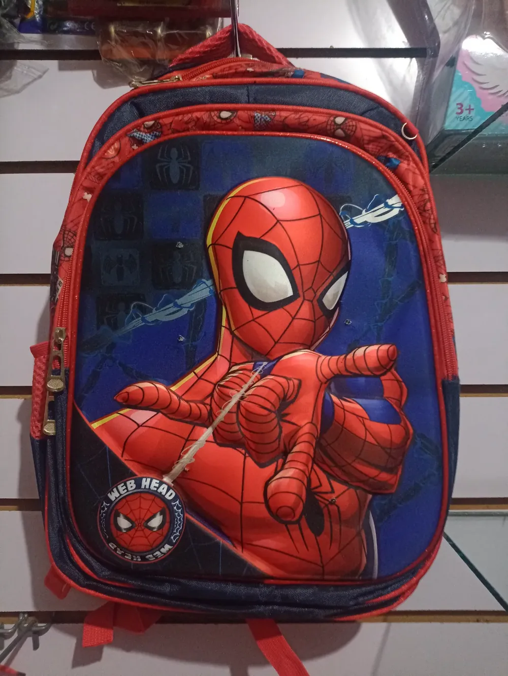 Mochila de spiderman con luz led